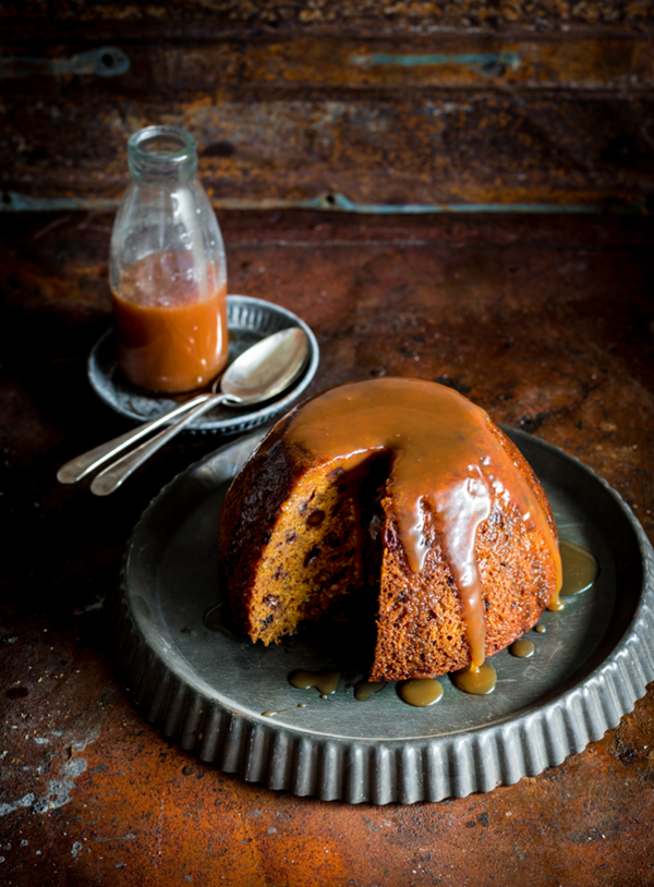 Carrot cake steamed pudding