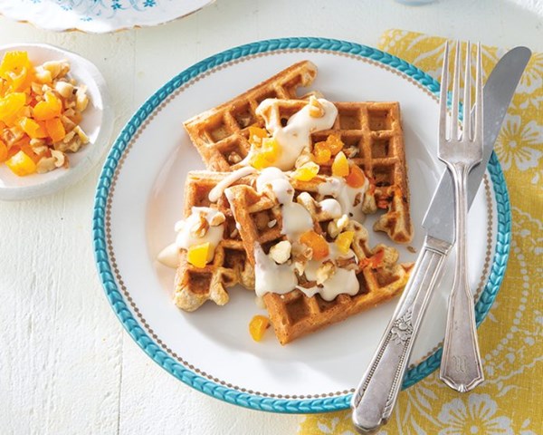 Carrot cake waffles