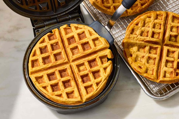 Carrot cake waffles