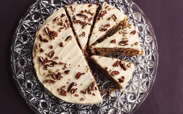 Carrot cake with cream cheese frosting