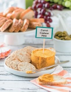 Carrot cashew pate