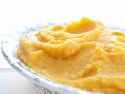 Carrot celery root puree