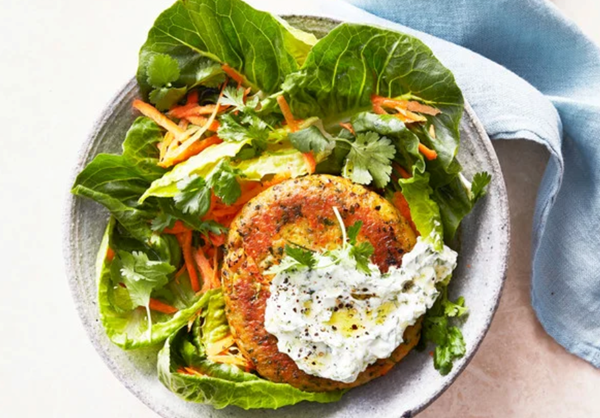 Carrot-chickpea burgers
