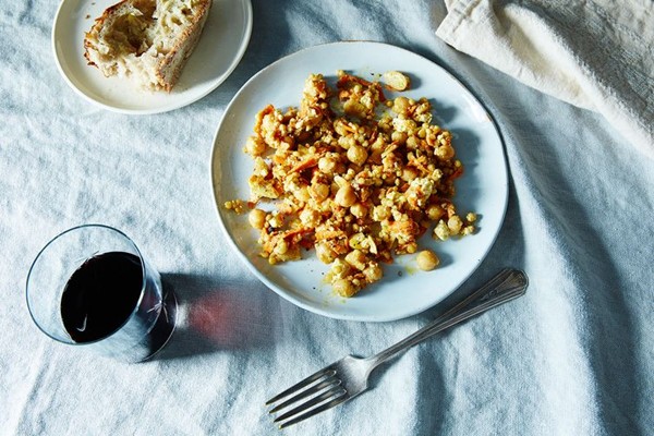 Carrot chickpea couscous salad