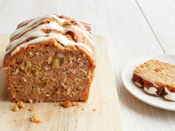 Carrot-coconut bread