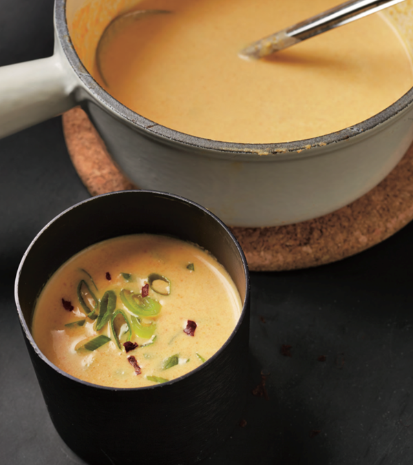 Carrot-coconut soup 