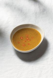 Carrot, courgette & chilli [soup]