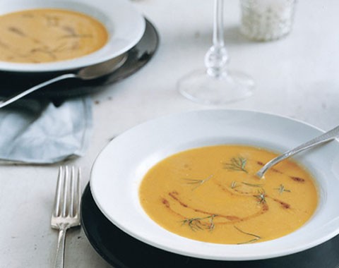 Carrot fennel soup