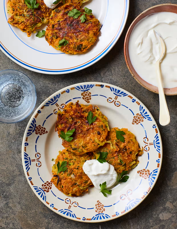Carrot fritters