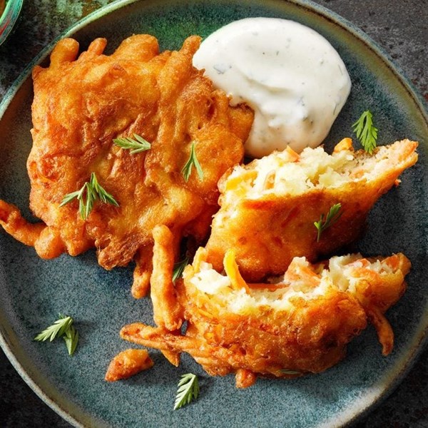 Carrot fritters