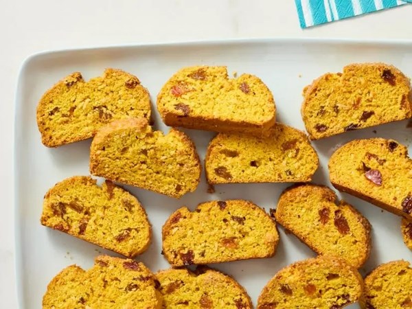 Carrot-ginger biscotti