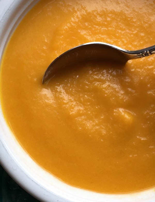 Carrot-ginger soup