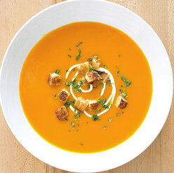 Carrot-ginger soup