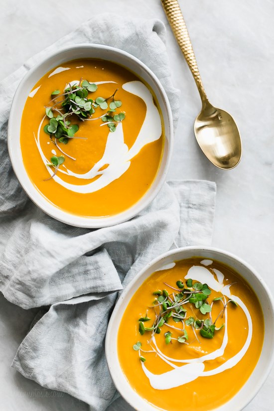 Carrot ginger soup