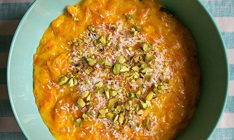 Carrot halva with cloves and cardamom