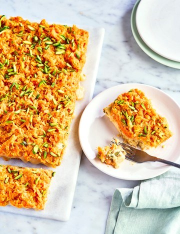 Carrot halwa millionaire bars