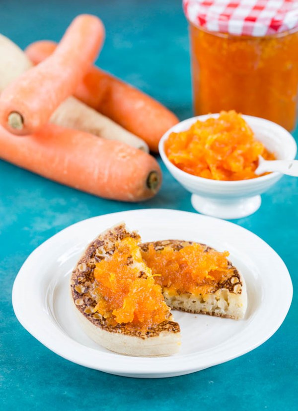 Carrot jam with parsnip