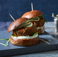 Carrot kofte burgers