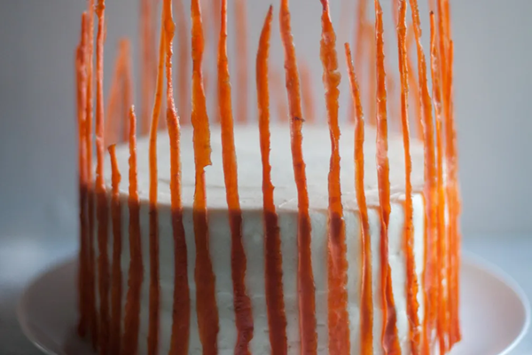 Carrot peel candy