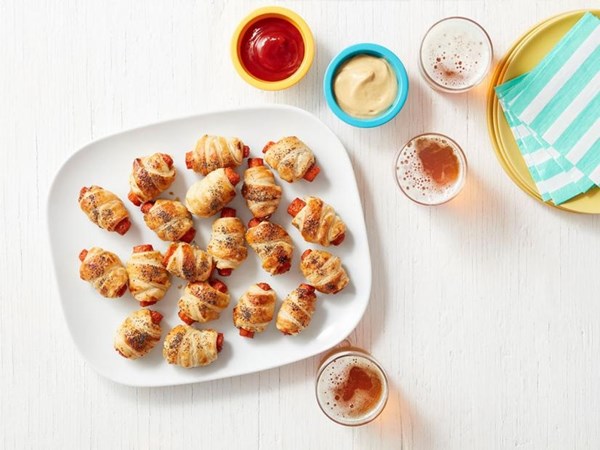 Carrot pigs in a blanket