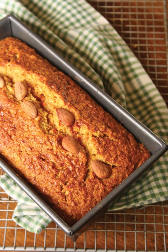 Carrot-pineapple-banana bread