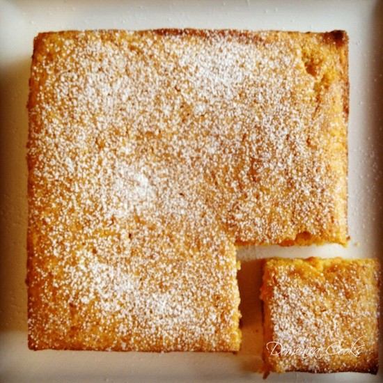 Carrot polenta cake with Marsala