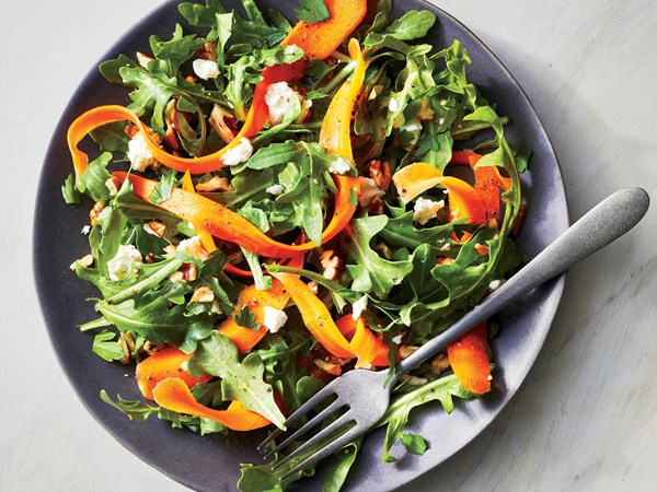 Carrot ribbon salad