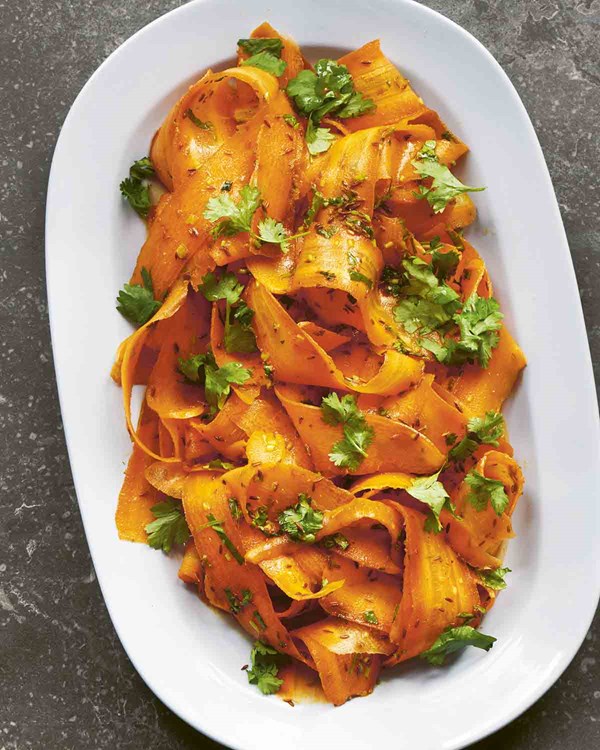 Carrot ribbon salad