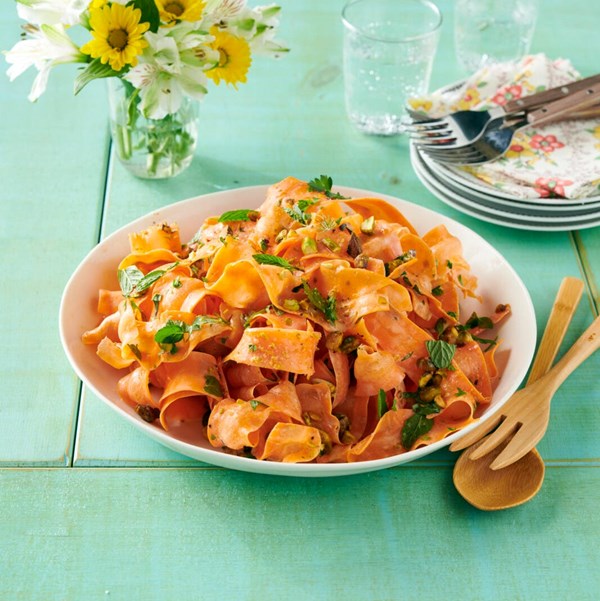 Carrot ribbon salad