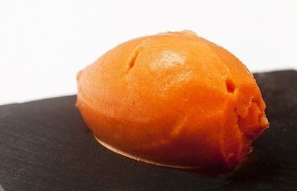 Carrot sorbet