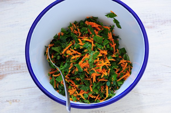 Carrot ‘tabbouleh’