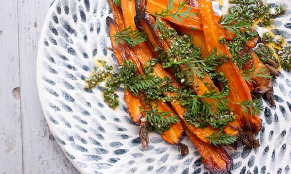 Carrot top chimichurri