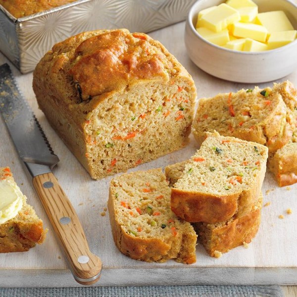 Carrot zucchini bread