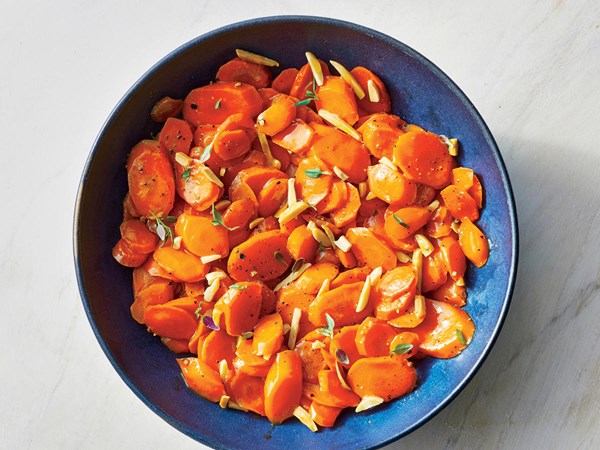 Carrots almondine