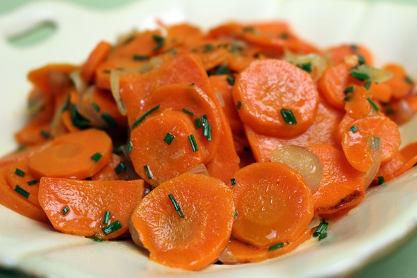 Carrots with chives