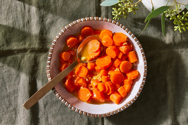 Carrots with ginger from Dr. Jessica B. Harris