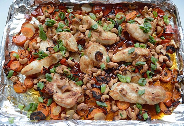 Cashew chicken & veggies