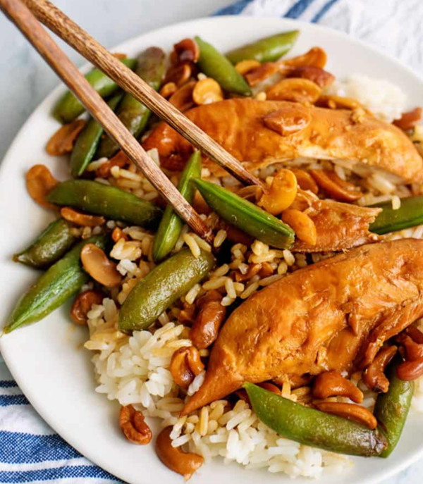 Cashew chicken teriyaki