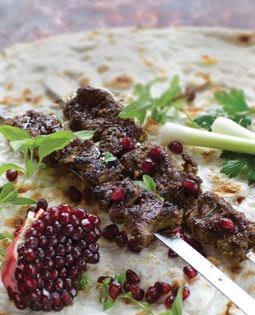 Caspian sweet + sour kababs (Kabab-e torsh)