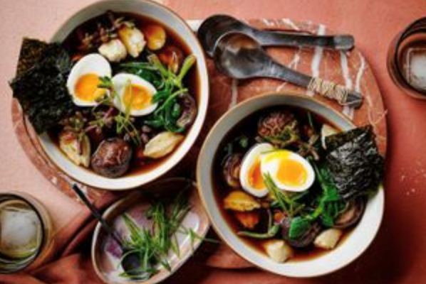 Cassava dumpling soup