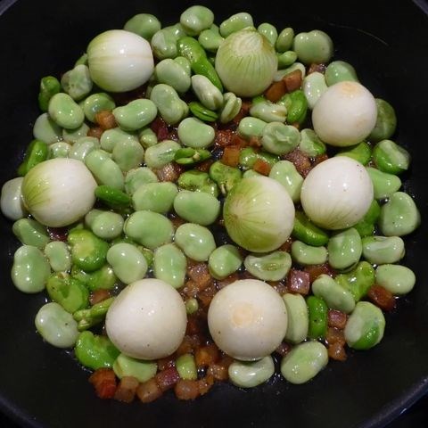 Casserole of broad beans (Le ragoût de fèves)