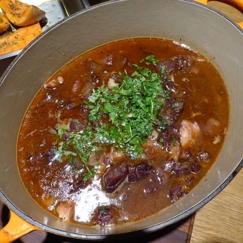 Casserole of marinated beef (La daube Tarnaise)