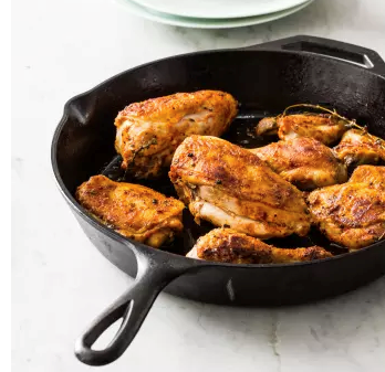 Cast iron baked chicken
