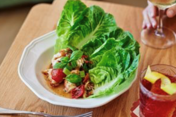 Catalan prawn salad (Gamberi alla Catalana)