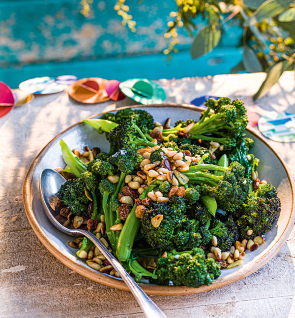 'Catalan' purple sprouting broccoli [José Pizarro]