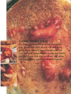 Catalan tomato bread