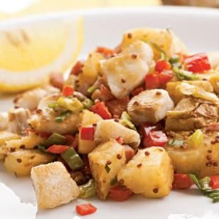 Catfish & potato hash