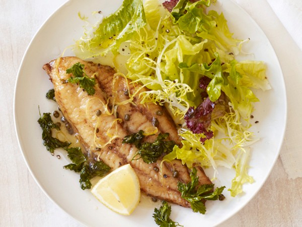 Catfish piccata