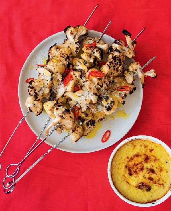 Cauliflower & mustard cheese dip