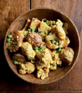 Cauliflower & potato curry